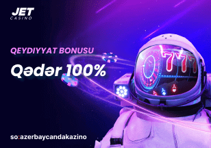 Jet Kasinodan 1275 AZN Həftəlik Bonus